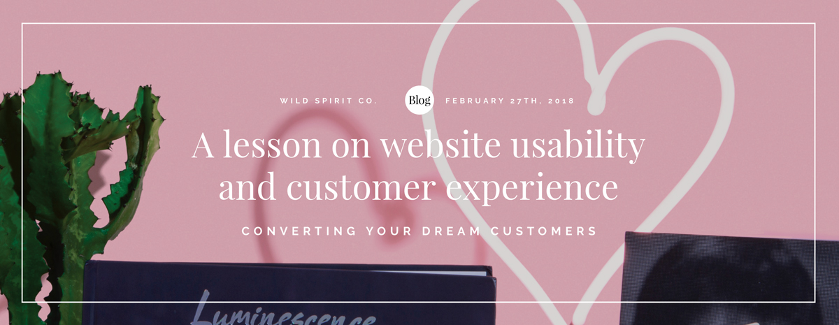The story of how I almost threw my brand-new computer out the window (but why I now want it to have my babies) A lesson on website usability and customer experience Wild Spirit Co