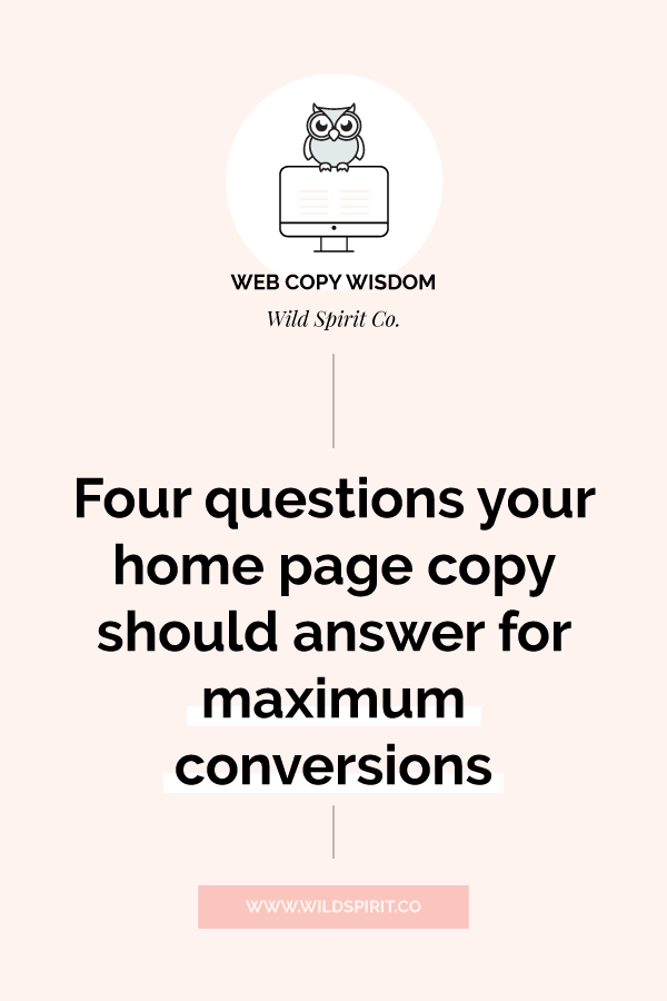 four questions your home page copy should answer for maximum conversions