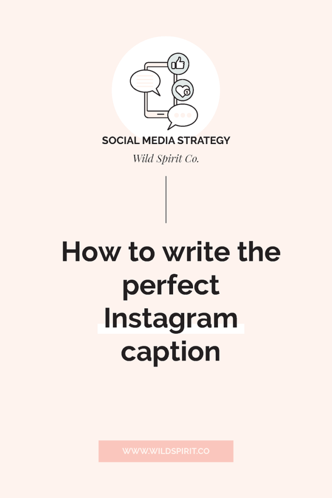 how to write the perfect instagram caption