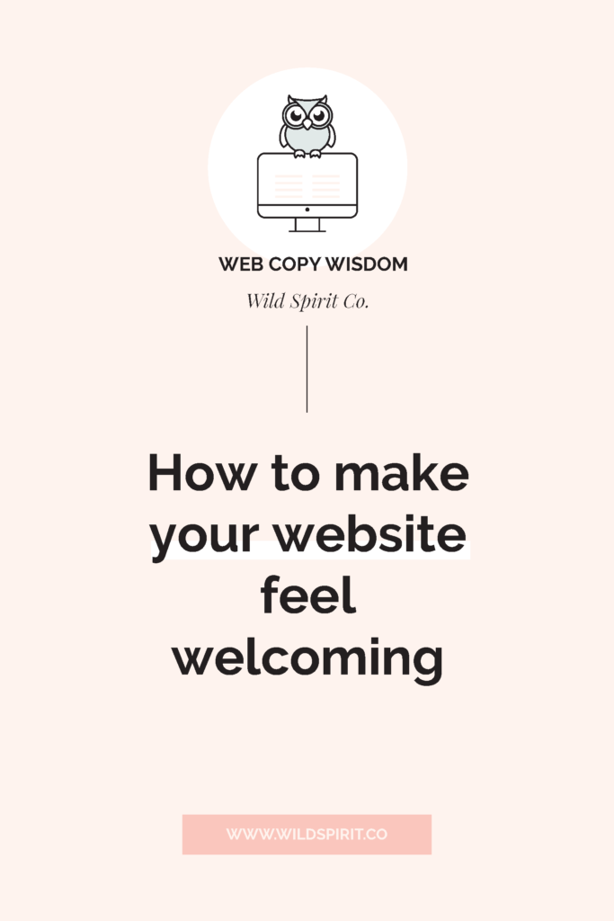how to make your website more welcoming